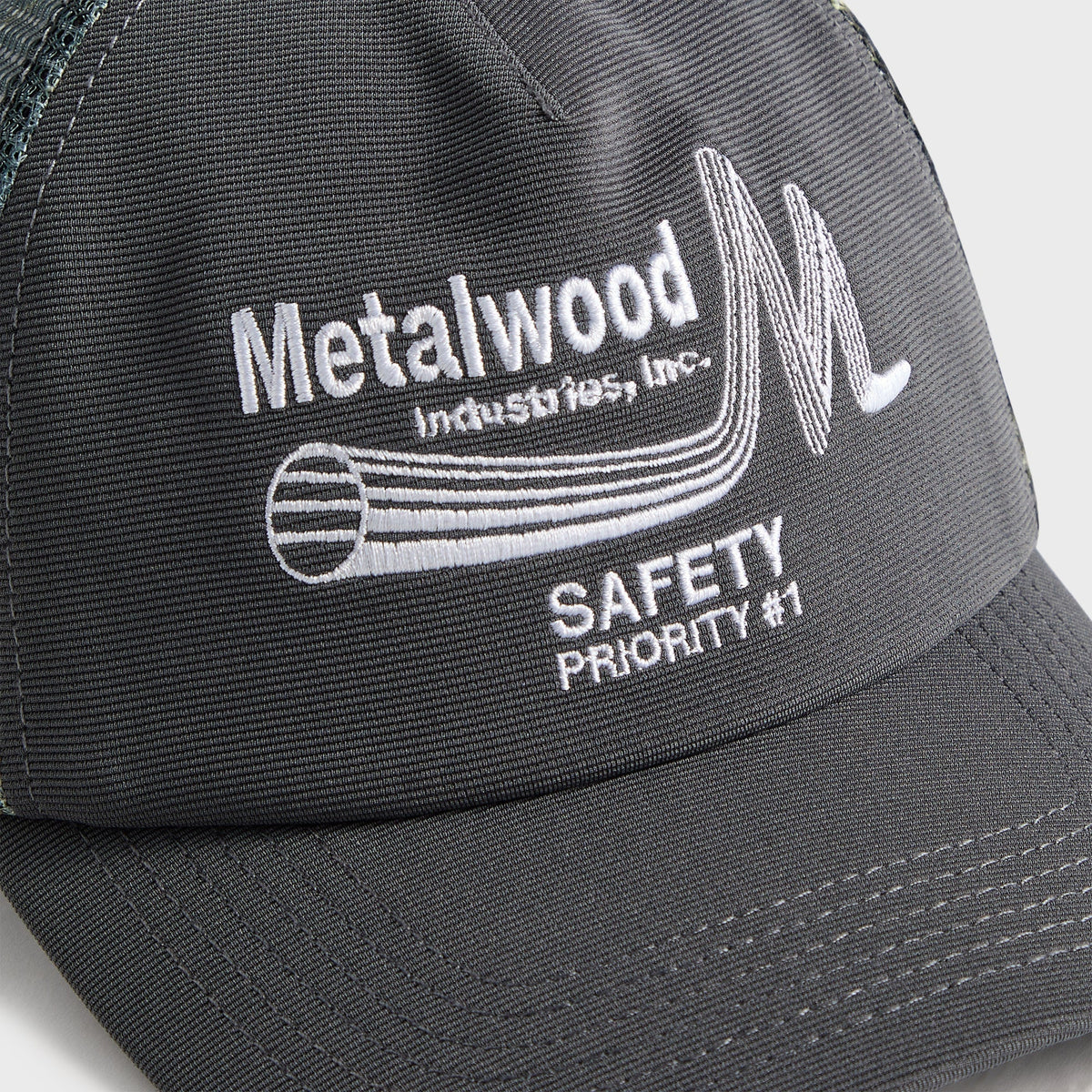 Metalwood Safety Trucker Cap - Camo