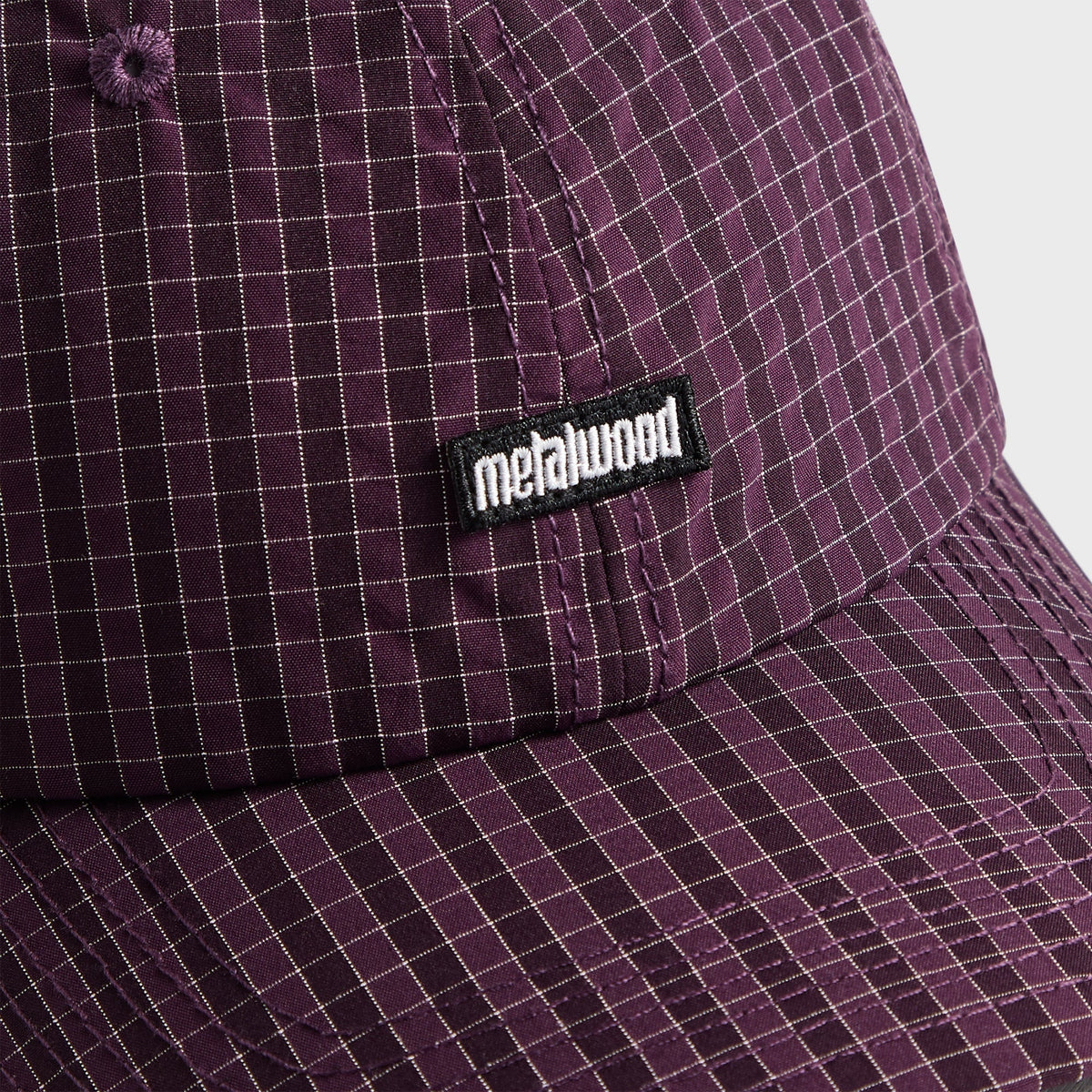 Metalwood Mini Metal Logo Cap - Plum