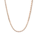 GLD Women Women's Moissanite Diamond Tennis Necklace in Rose Gold Vermeil - 2mm