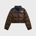 The North Face WMNS Nuptse Short Jacket - Dark Chestnut / Black