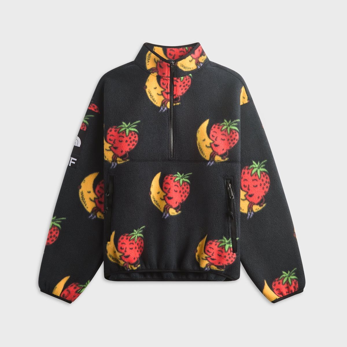 The North Face x Sky High Farms Fleece Quarter Zip - Black / Strawberry Moon Print