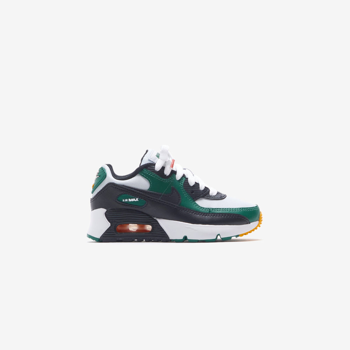 Nike Pre-School Air Max 90 LTR - Pure Platinum / Black / Gorge Green