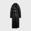 Norma Kamali High Collar Oversized Boyfriend Sleeping Bag Coat - Black