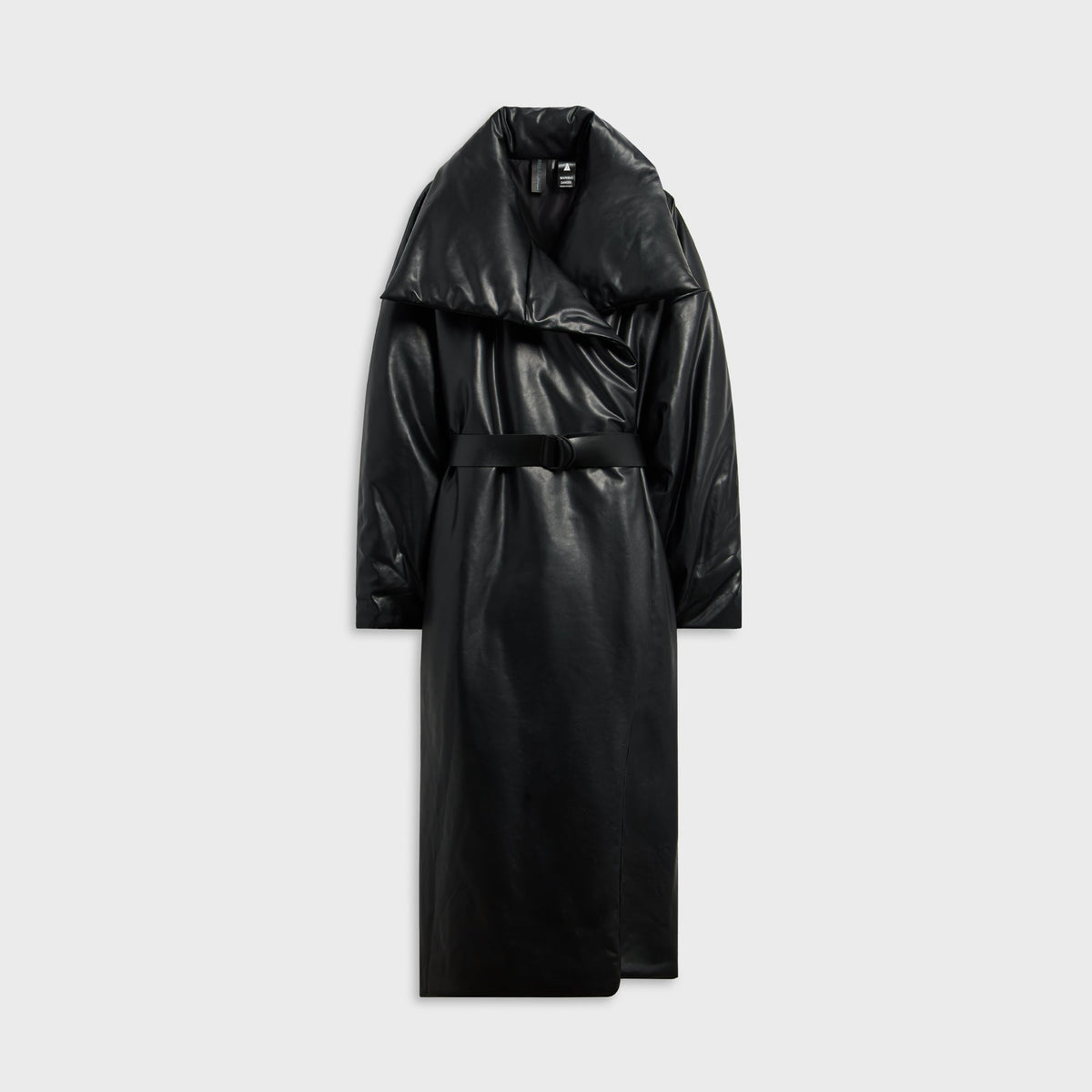 Norma Kamali High Collar Oversized Boyfriend Sleeping Bag Coat - Black