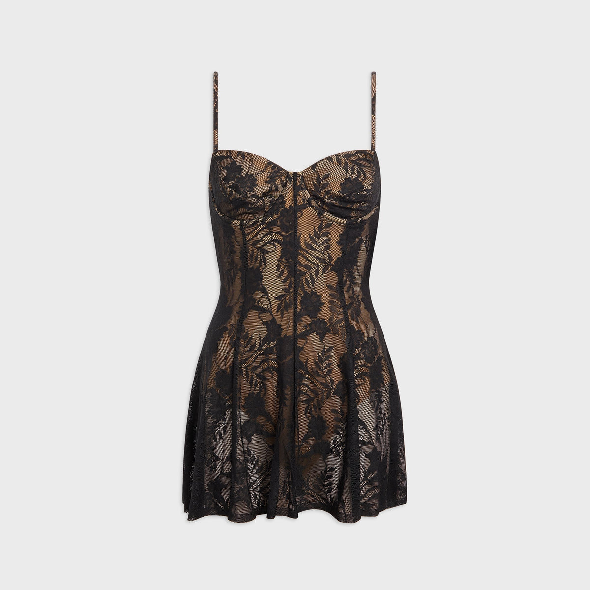 Norma Kamali Underwire Pickleball Dress - Black