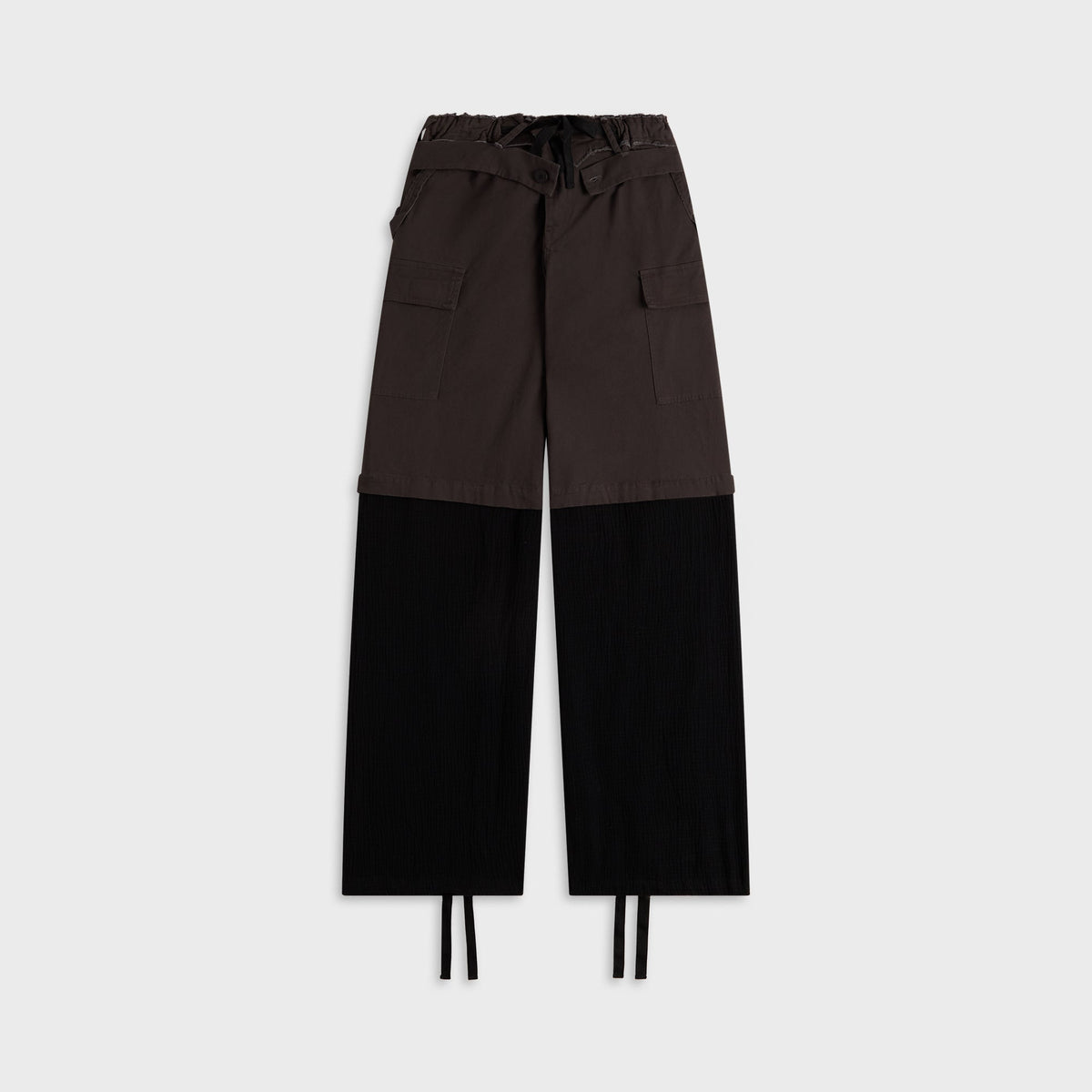 Ottolinger Baggy Cargo Pant - Black / Grey