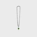 Ottolinger Diamond Dip Necklace - Silver / Green