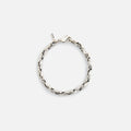 Emanuele Bicocchi Small Round Braid Bracelet - Silver