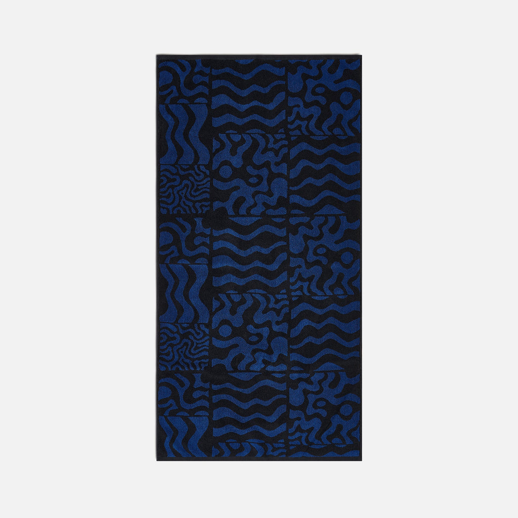 by Parra Duo Gem Stone Towel Set 2 Pack - Blue