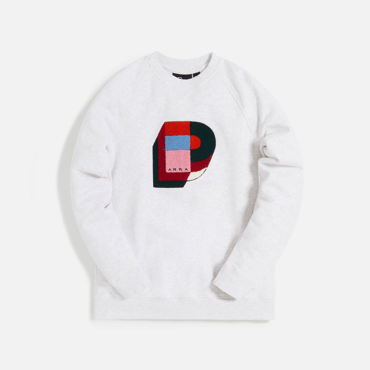 by Parra Building Block Logo Crew Neck Sweatshirt - Ash Grey