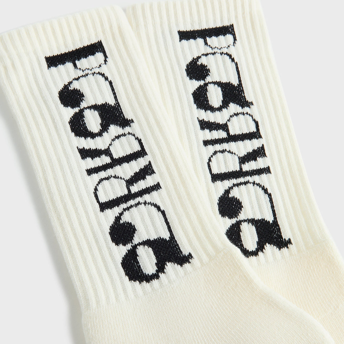 by Parra Tokyo Logo Crew Socks - White