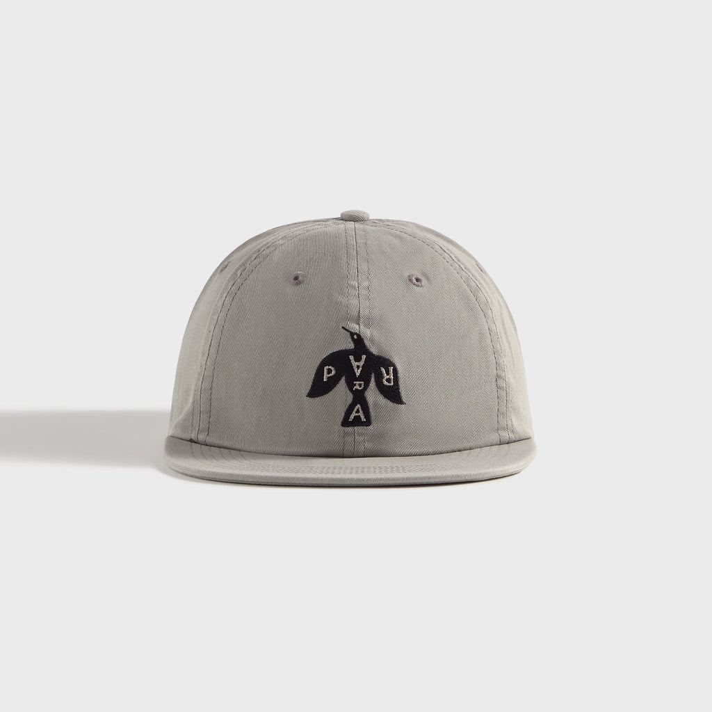 by Parra Crow Logo 6 Panel Cap - Grey