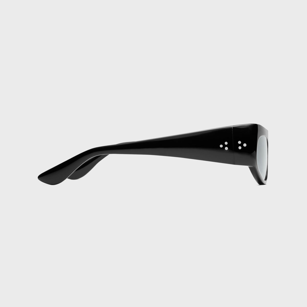 Port Tanger Elin Frame Sunglasses - Black / Blue Lens