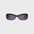 Port Tanger Lydia Frame Sunglasses - Black