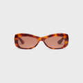 Port Tanger Lydia Frame Sunglasses - Oliban / Tobacco Lens