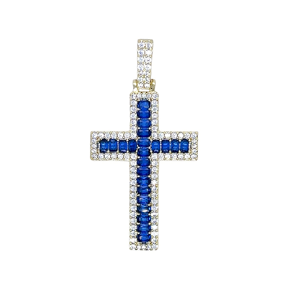 GLD MAS Blue Baguette Cross