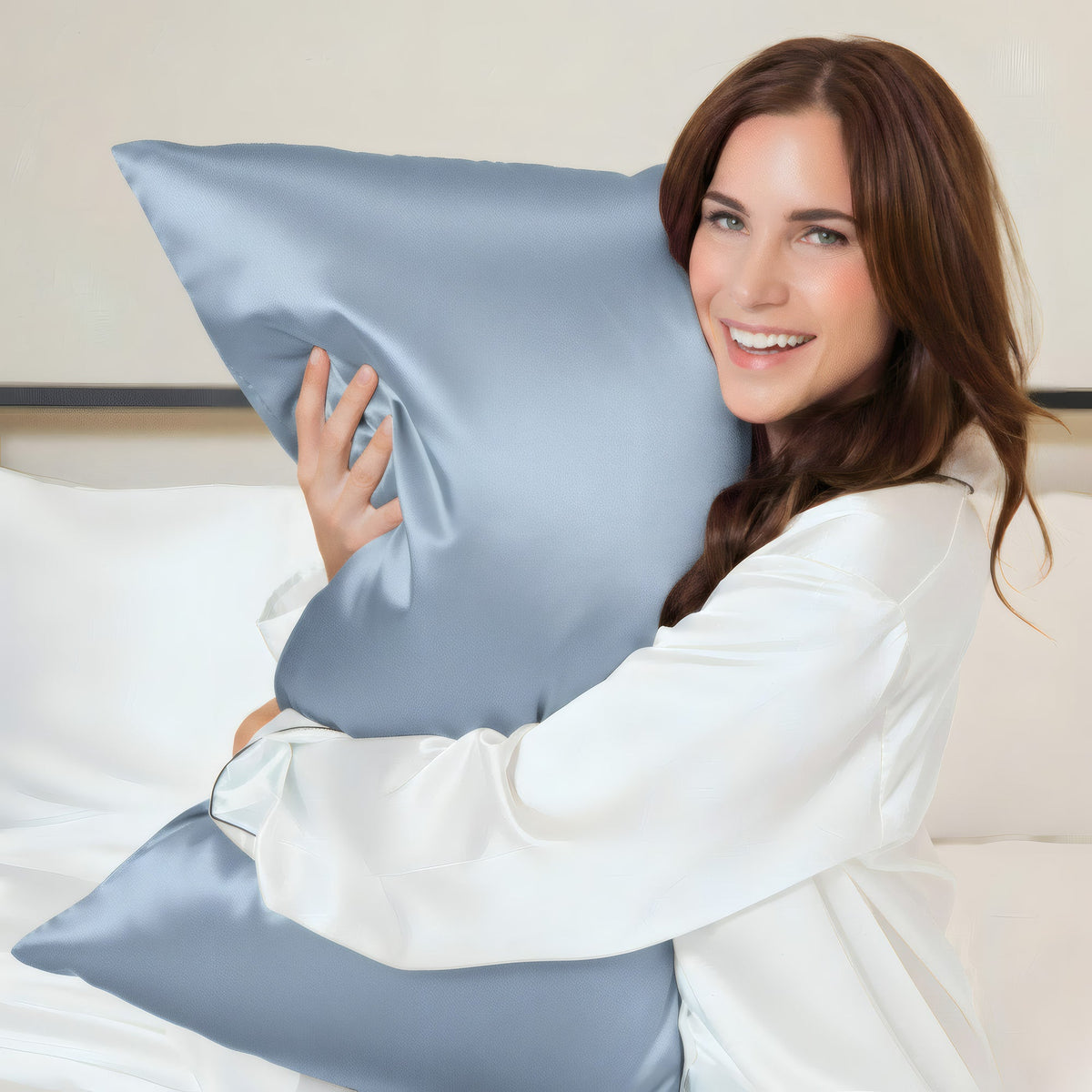 Pillowcase - Ash Blue - King