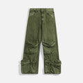 R-13 Multi Pockets Utility Jean - Olive
