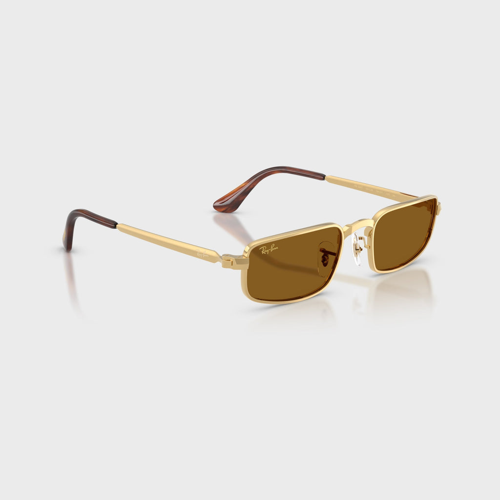 Ray-Ban x A$AP ROCKY Bold Metal Sunglasses - Gold / Brown