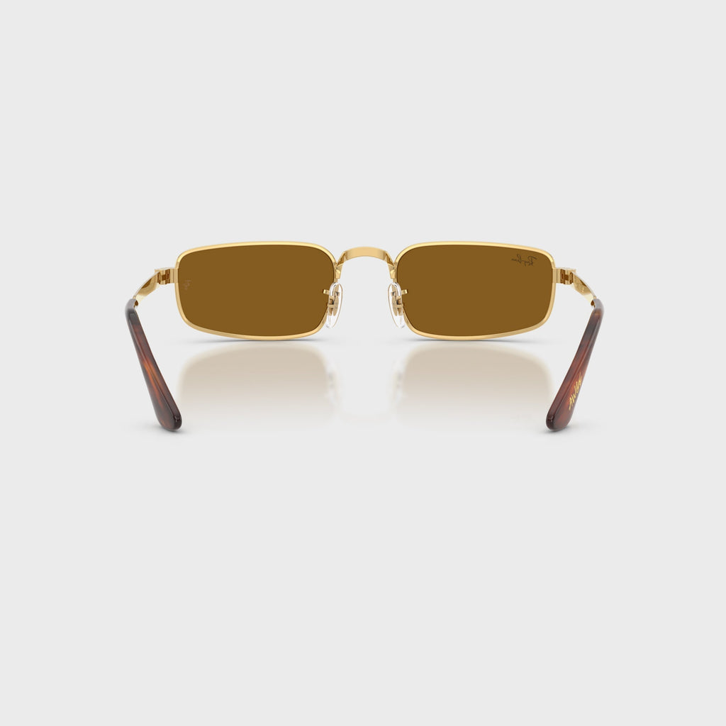 Ray-Ban x A$AP ROCKY Bold Metal Sunglasses - Gold / Brown