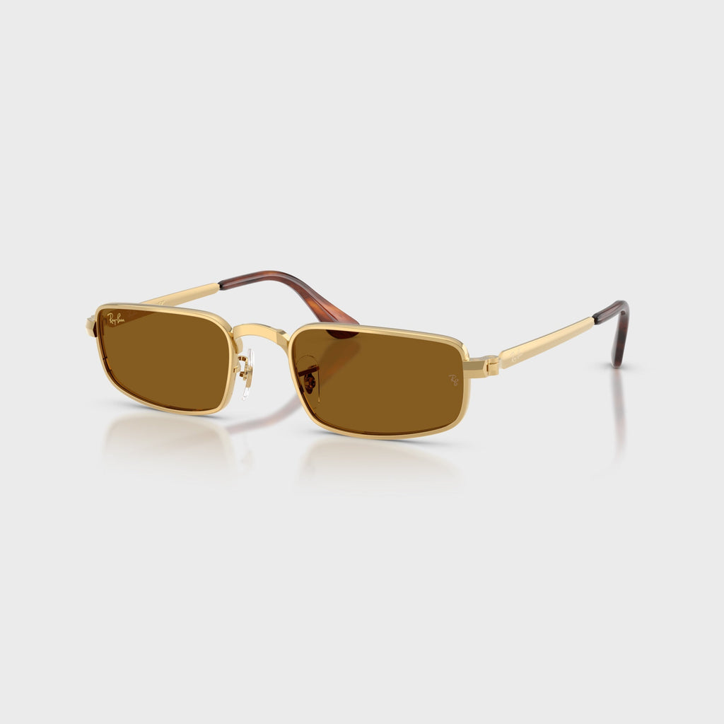 Ray-Ban x A$AP ROCKY Bold Metal Sunglasses - Gold / Brown