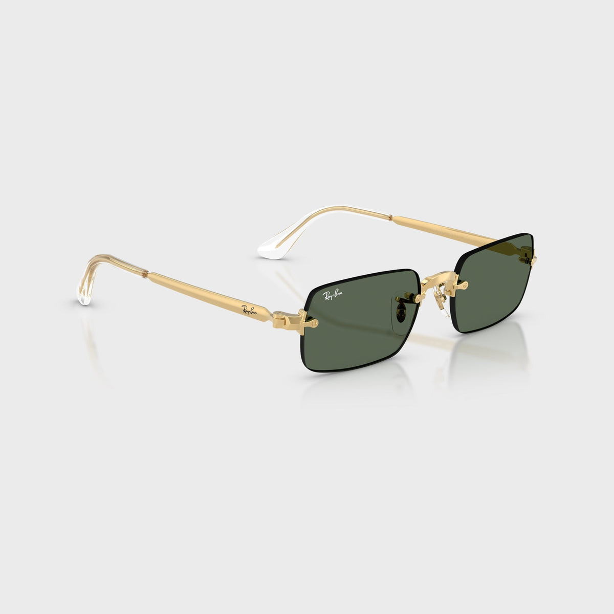 Ray-Ban x A$AP ROCKY Rimless Sunglasses - Gold / Green