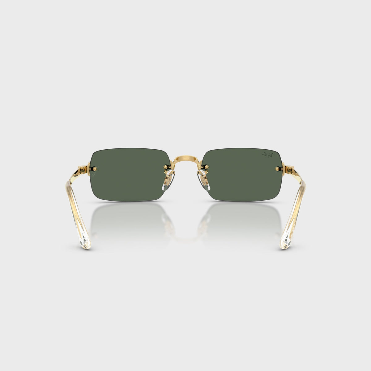 Ray-Ban x A$AP ROCKY Rimless Sunglasses - Gold / Green