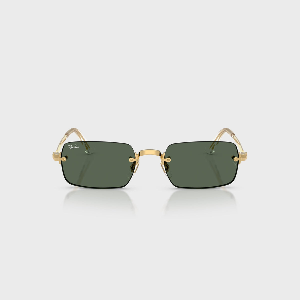 Ray-Ban x A$AP ROCKY Rimless Sunglasses - Gold / Green