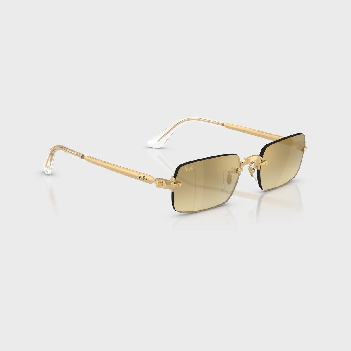 Ray-Ban x A$AP ROCKY Rimless Sunglasses - Gold / Brown