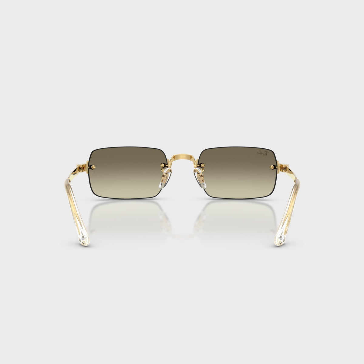 Ray-Ban x A$AP ROCKY Rimless Sunglasses - Gold / Brown