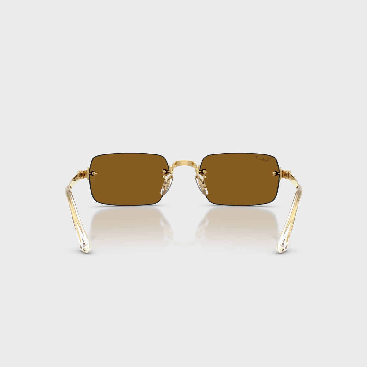 Ray-Ban x A$AP ROCKY Rimless Sunglasses - Gold / Brown