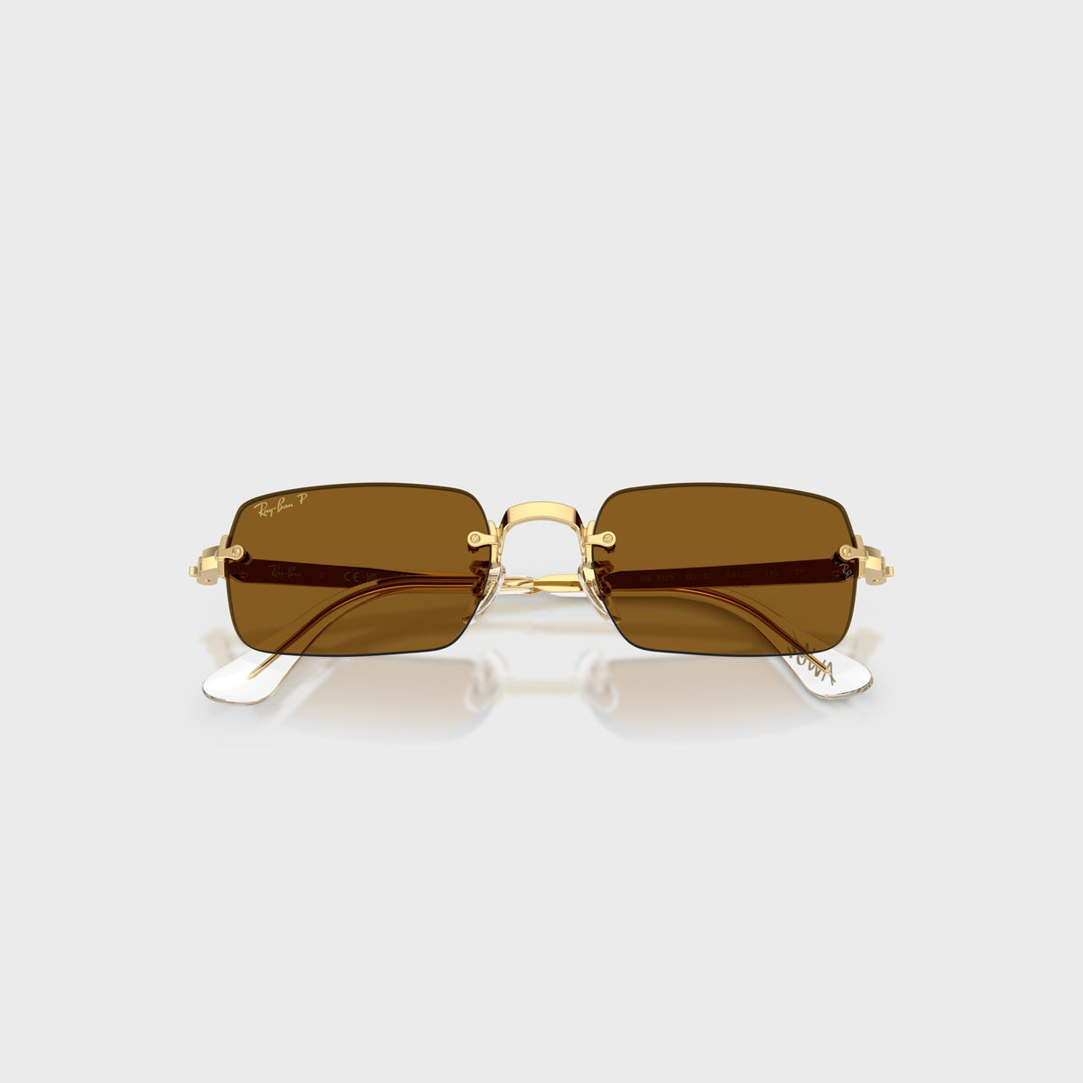 Ray-Ban x A$AP ROCKY Rimless Sunglasses - Gold / Brown