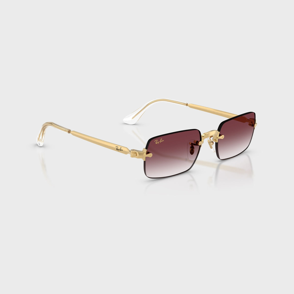 Ray-Ban x A$AP ROCKY Rimless Sunglasses - Gold / Purple