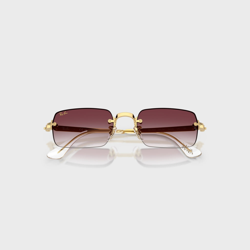 Ray-Ban x A$AP ROCKY Rimless Sunglasses - Gold / Purple