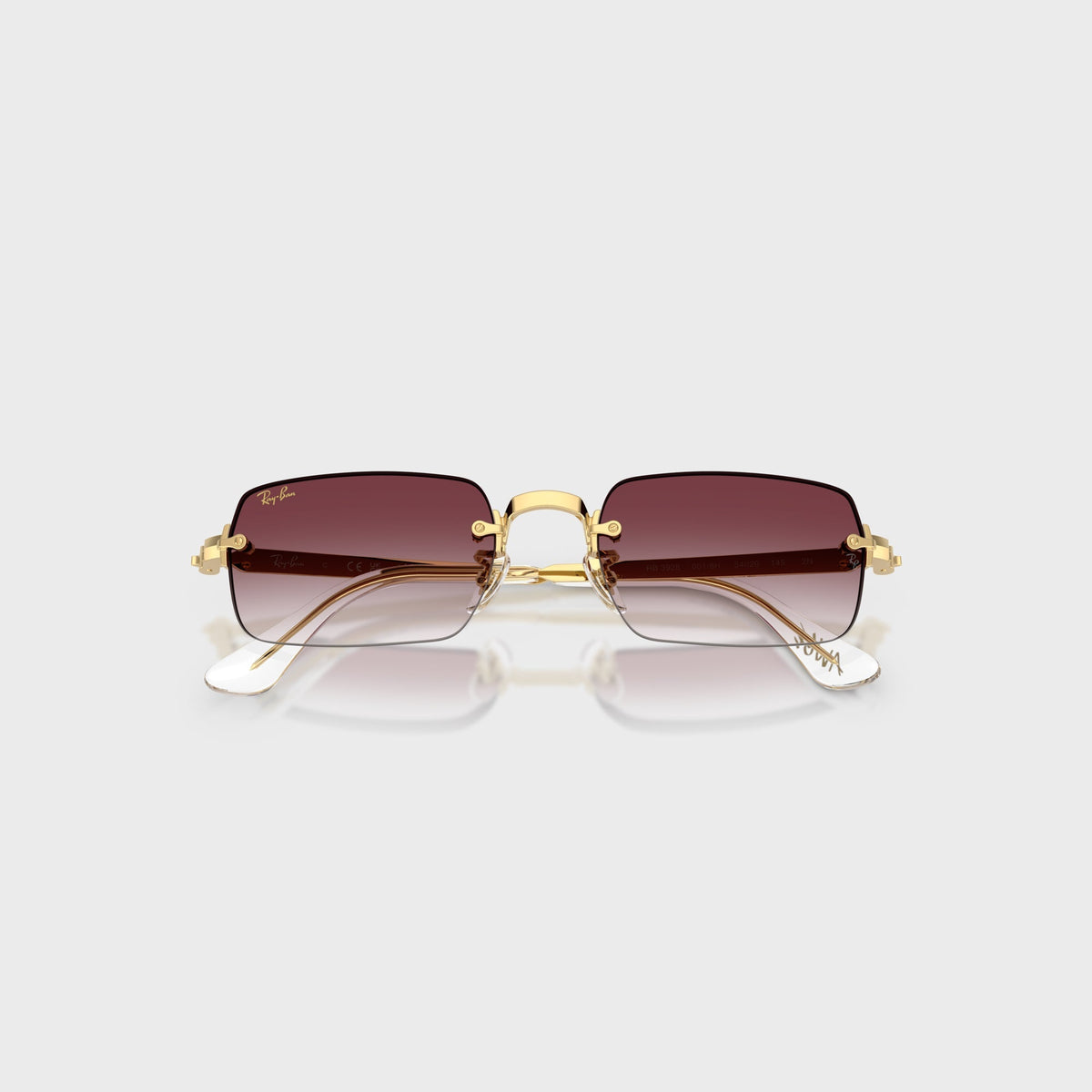 Ray-Ban x A$AP ROCKY Rimless Sunglasses - Gold / Purple