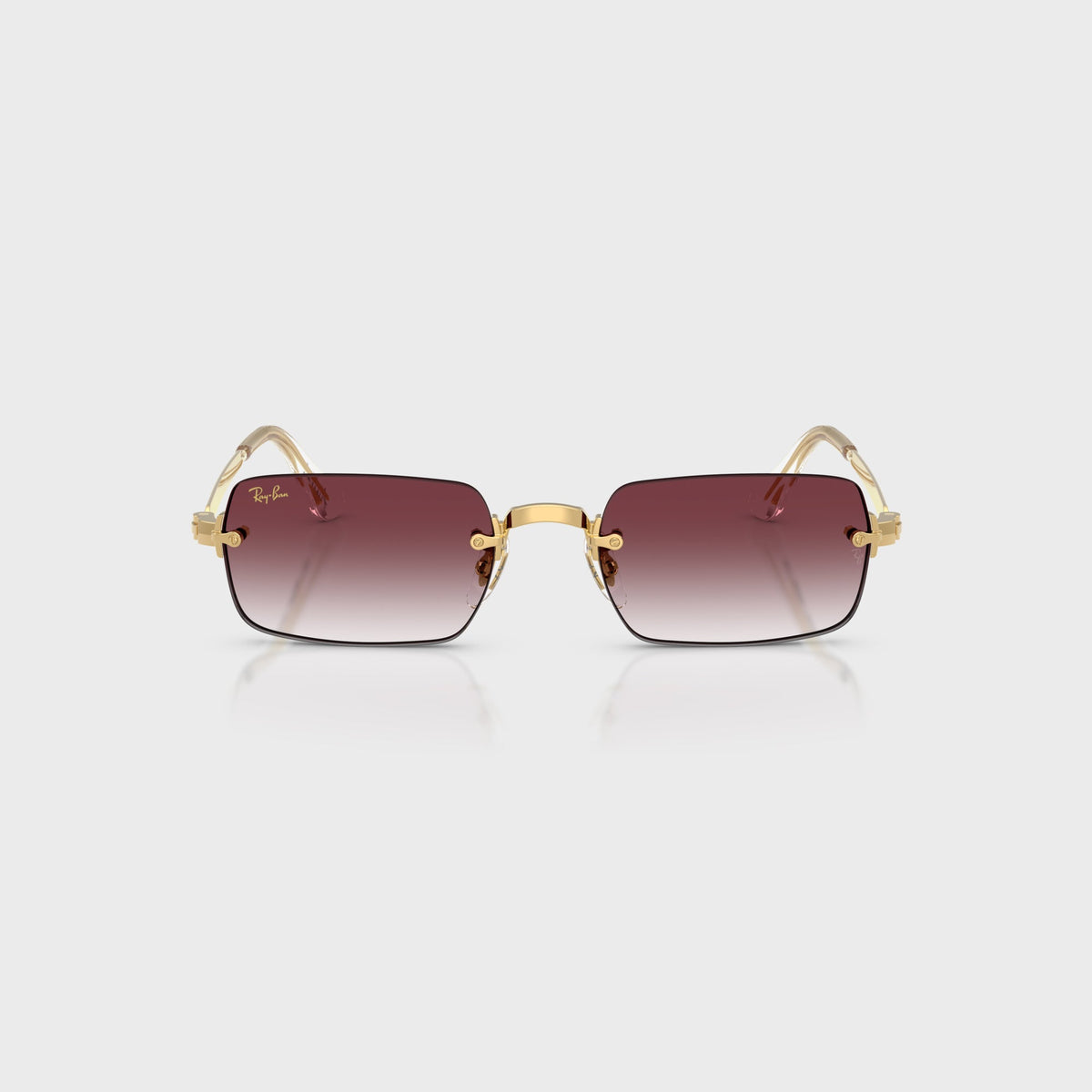 Ray-Ban x A$AP ROCKY Rimless Sunglasses - Gold / Purple