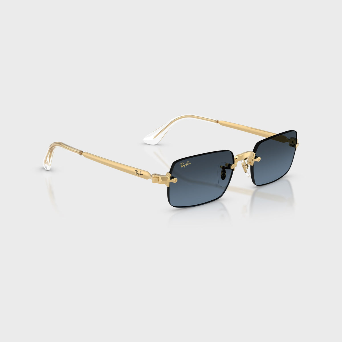 Ray-Ban x A$AP ROCKY Rimless Sunglasses - Gold / Blue