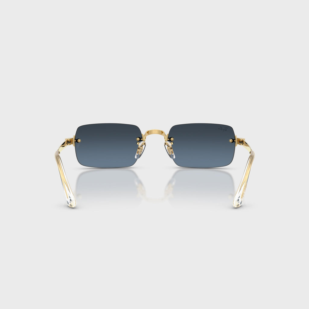 Ray-Ban x A$AP ROCKY Rimless Sunglasses - Gold / Blue