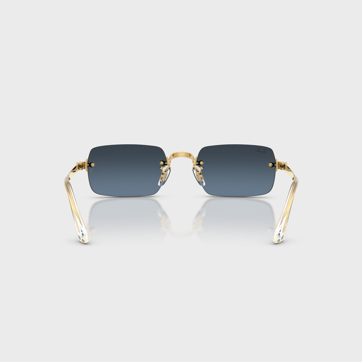 Ray-Ban x A$AP ROCKY Rimless Sunglasses - Gold / Blue