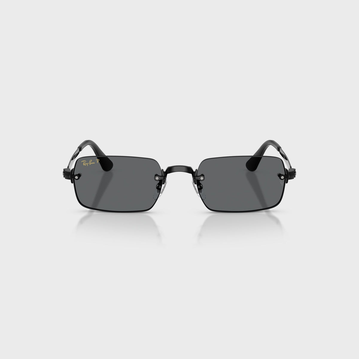 Ray-Ban x A$AP ROCKY Rimless Sunglasses - Black / Grey