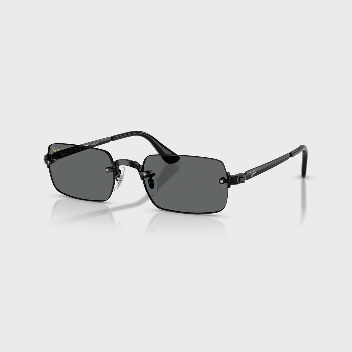 Ray-Ban x A$AP ROCKY Rimless Sunglasses - Black / Grey