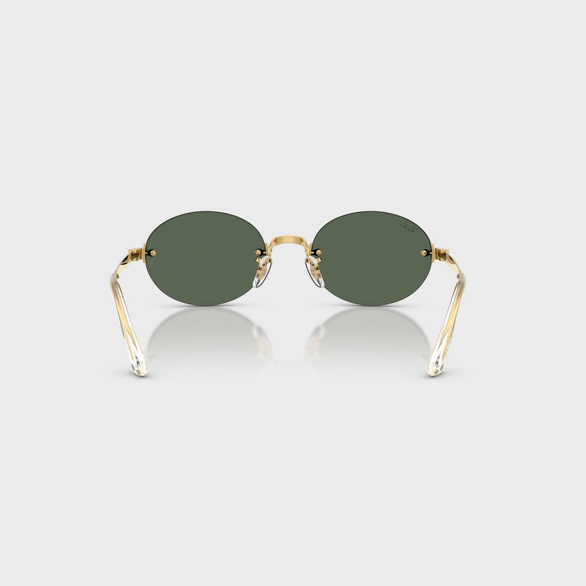 Ray-Ban x A$AP ROCKY Rimless Sunglasses - Gold / Green