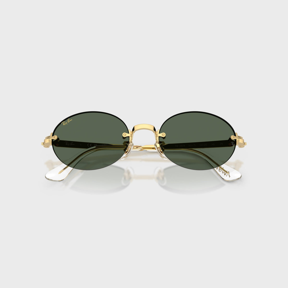 Ray-Ban x A$AP ROCKY Rimless Sunglasses - Gold / Green