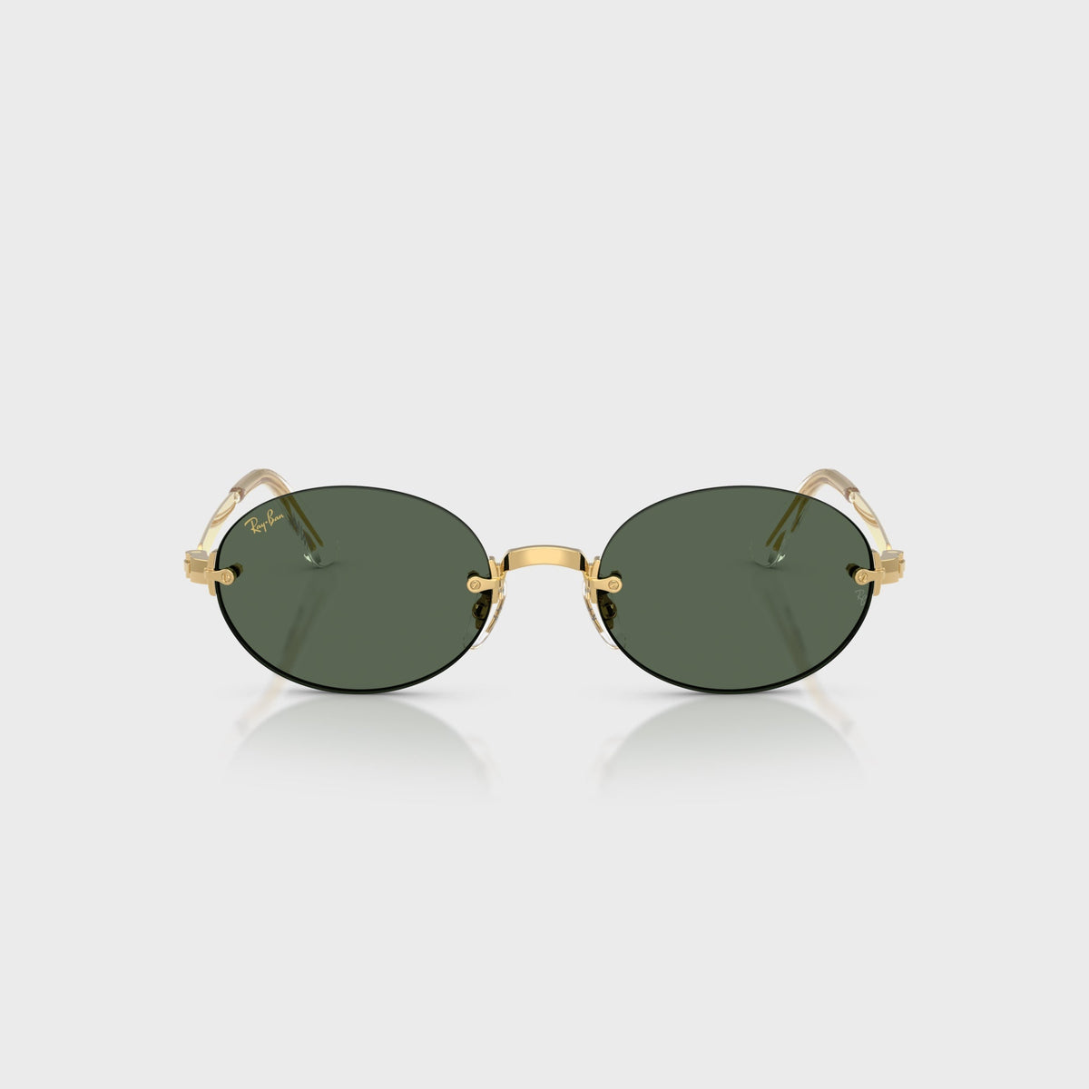 Ray-Ban x A$AP ROCKY Rimless Sunglasses - Gold / Green