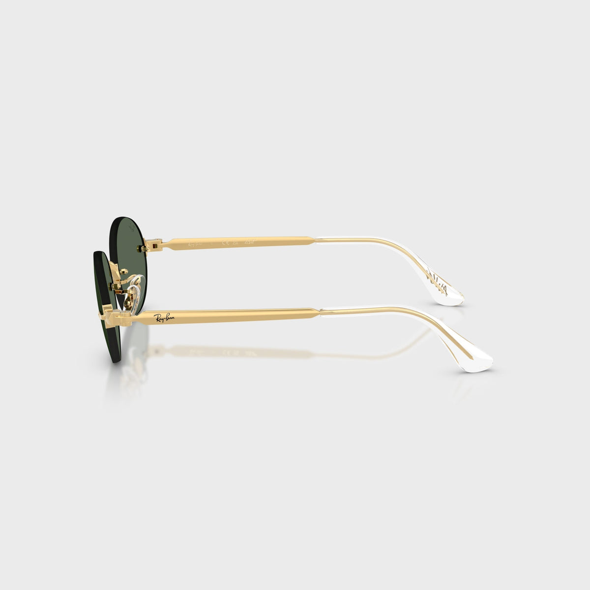 Ray-Ban x A$AP ROCKY Rimless Sunglasses - Gold / Green