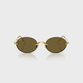Ray-Ban x A$AP ROCKY Rimless Sunglasses - Gold / Brown