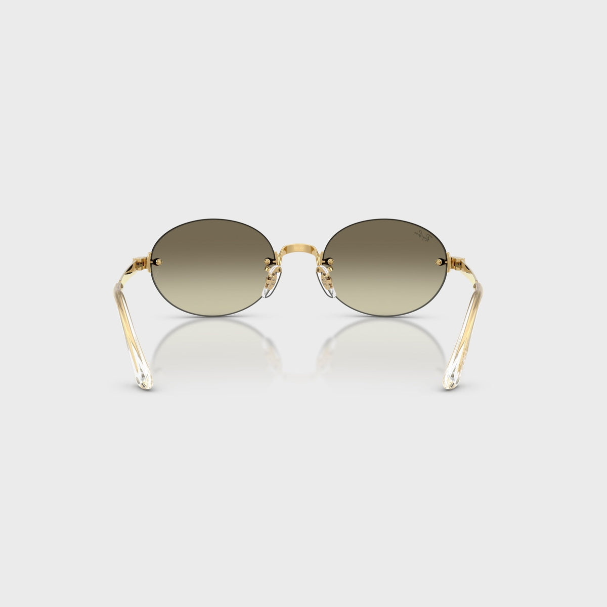 Ray-Ban x A$AP ROCKY Rimless Sunglasses - Gold / Brown