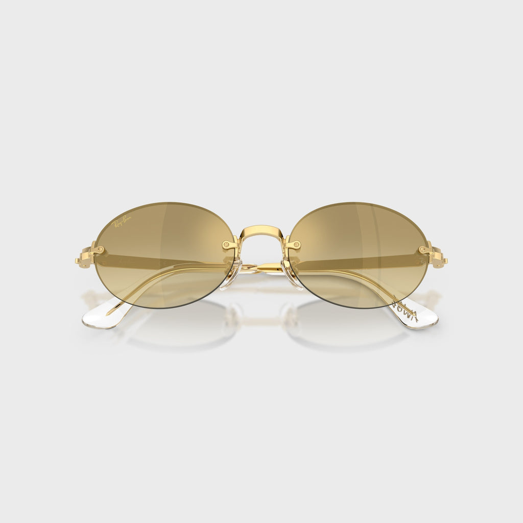 Ray-Ban x A$AP ROCKY Rimless Sunglasses - Gold / Brown