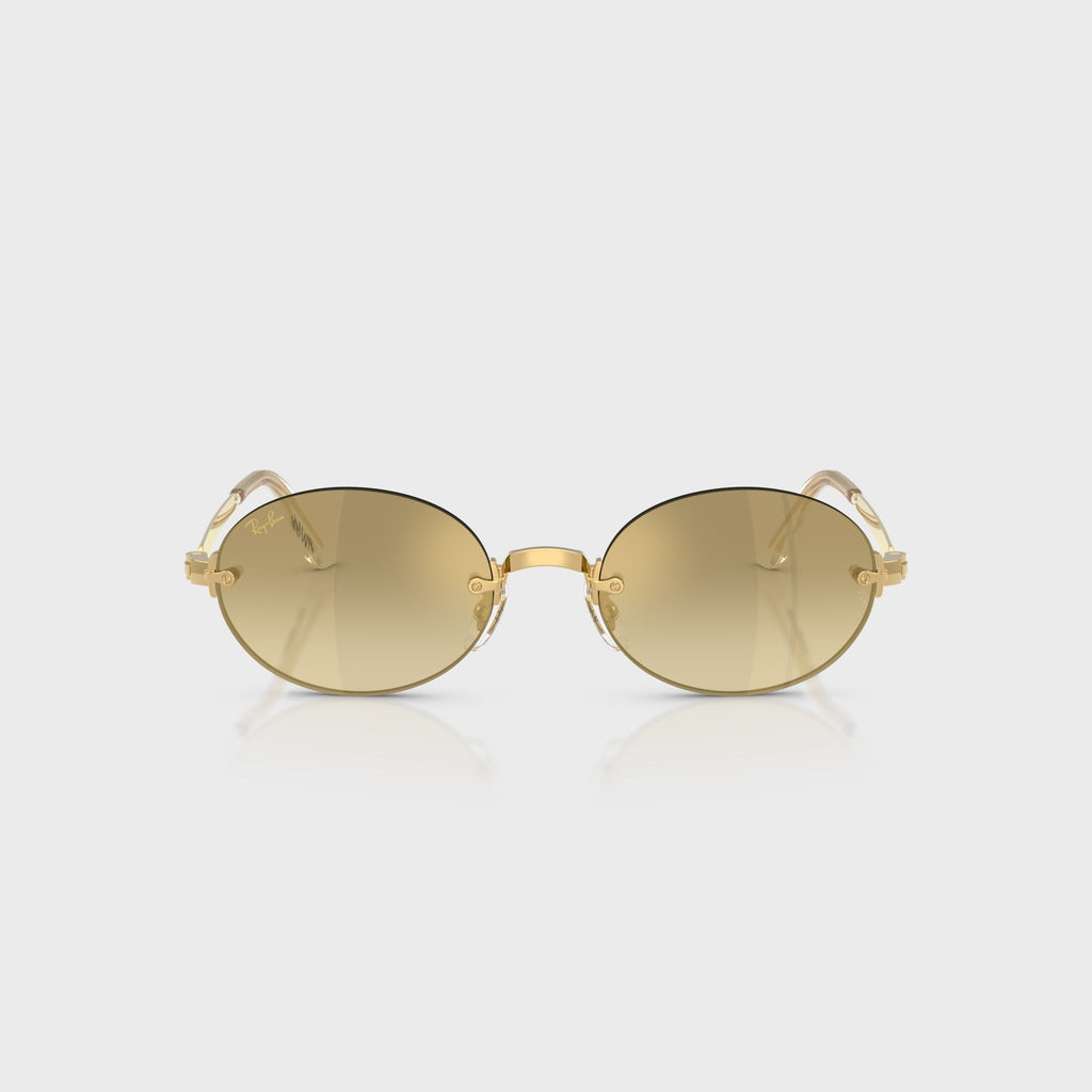 Ray-Ban x A$AP ROCKY Rimless Sunglasses - Gold / Brown