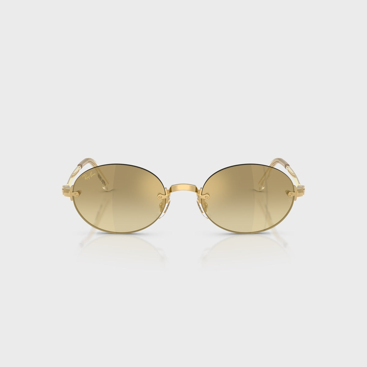 Ray-Ban x A$AP ROCKY Rimless Sunglasses - Gold / Brown